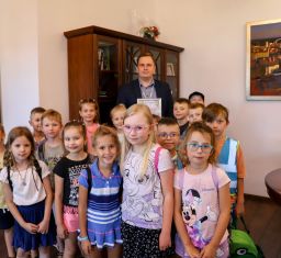 Przedszkolaki z wizytą u Prezydenta Miasta