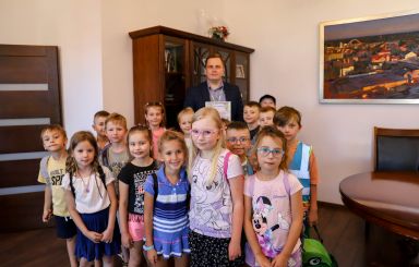 Przedszkolaki z wizytą u Prezydenta Miasta